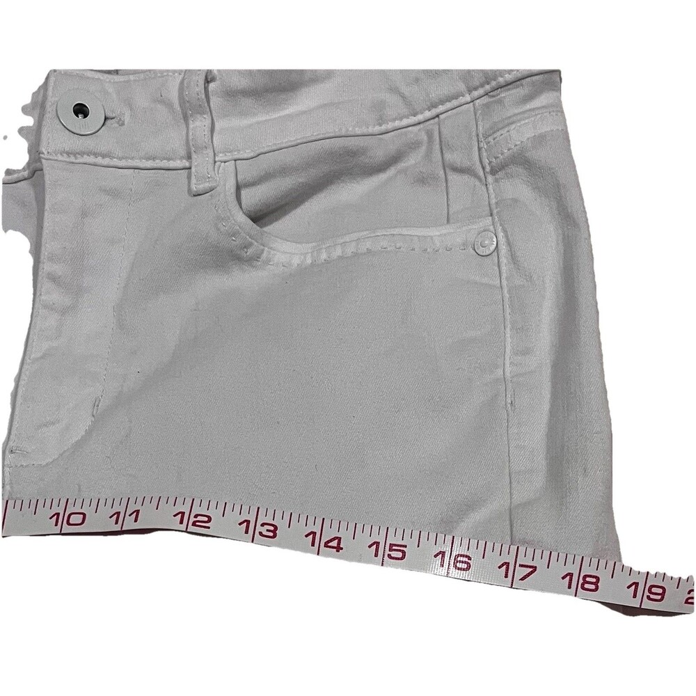 J Jill Denim Stretch Wide Leg Cropped Pants White Size 8T Inseam 26 Inches - Picture 5 of 9